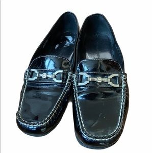 Etienne Aigner Patricia patent leather loafer sz 8